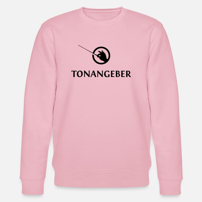 Tonangeber - Stanley/Stella Unisex Bio-Sweatshirt CHANGER  - Hellrosa