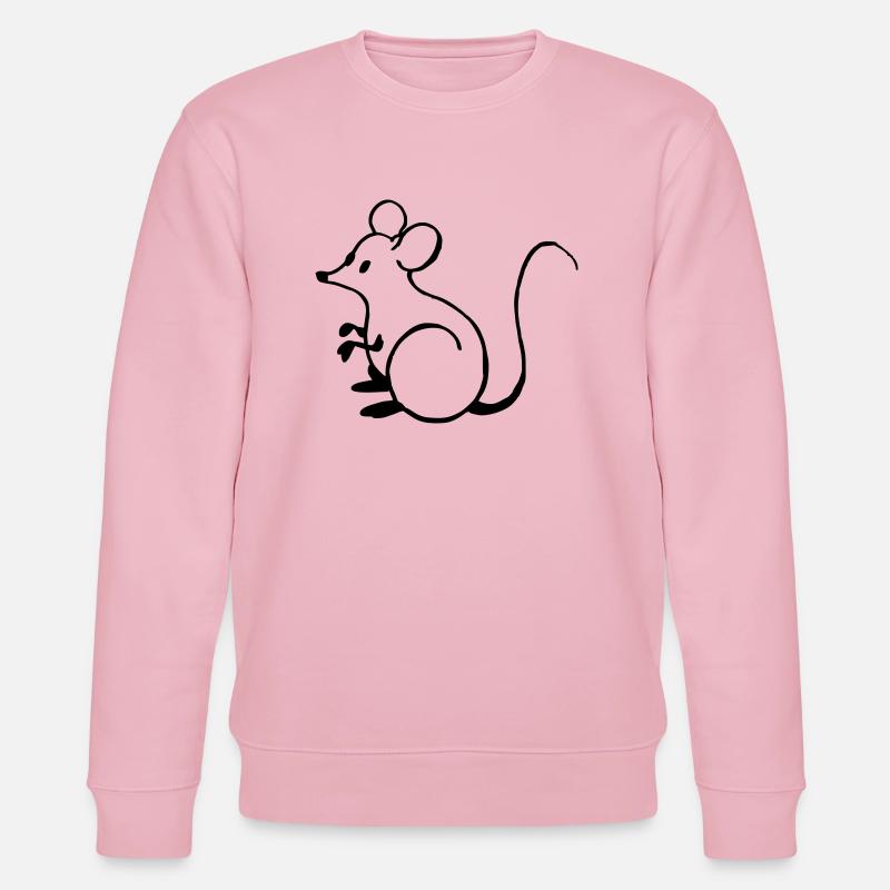 Möss - Stanley/Stella Unisex Bio-Sweatshirt CHANGER  - Hellrosa
