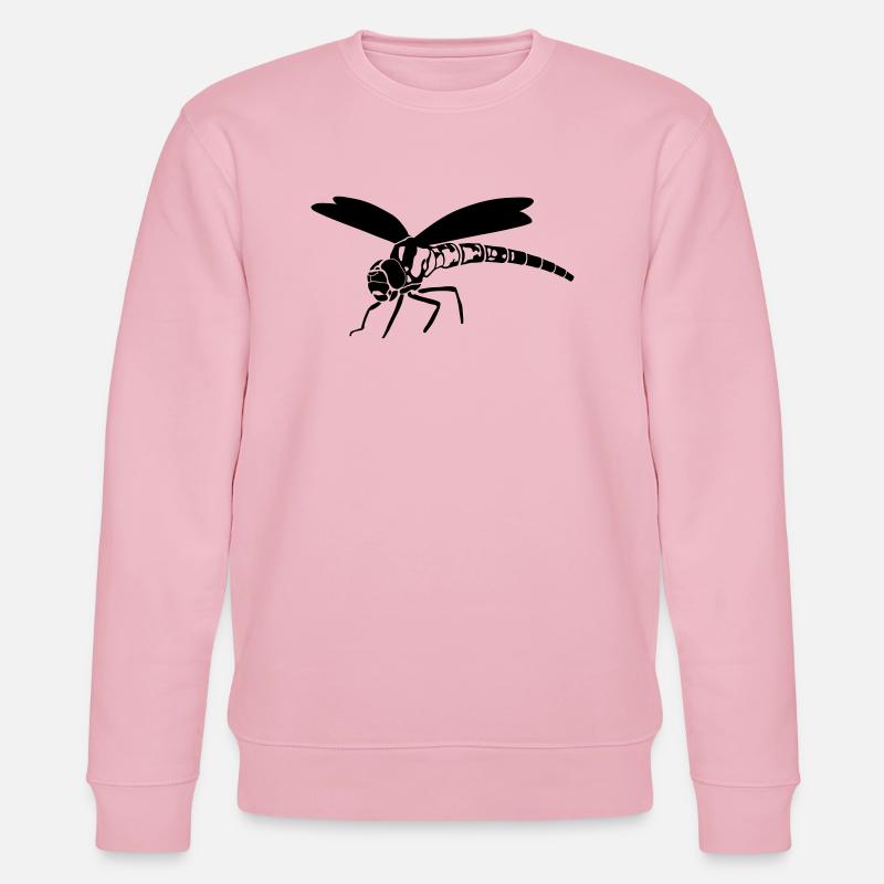 libellule - Sweat bio CHANGER Stanley/Stella Unisexe - rose pâle