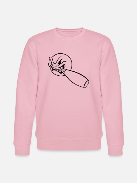 Kegelkugel - Stanley/Stella Unisex Bio-Sweatshirt CHANGER - Hellrosa