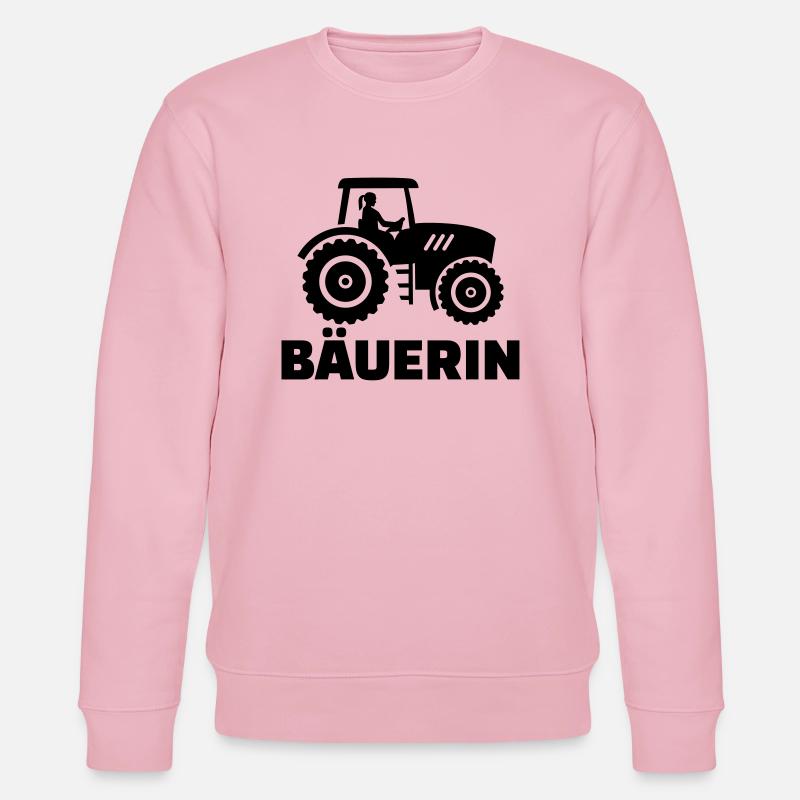 Bäuerin - Stanley/Stella Unisex Bio-Sweatshirt CHANGER  - Hellrosa