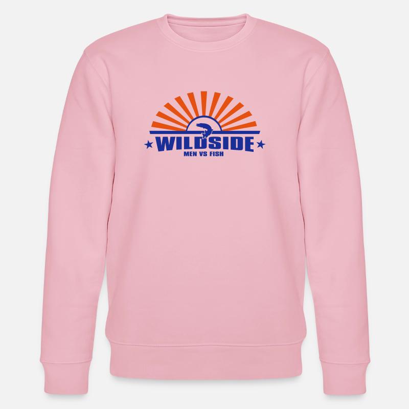 wildside_2c - Stanley/Stella Unisex Bio-Sweatshirt CHANGER  - Hellrosa