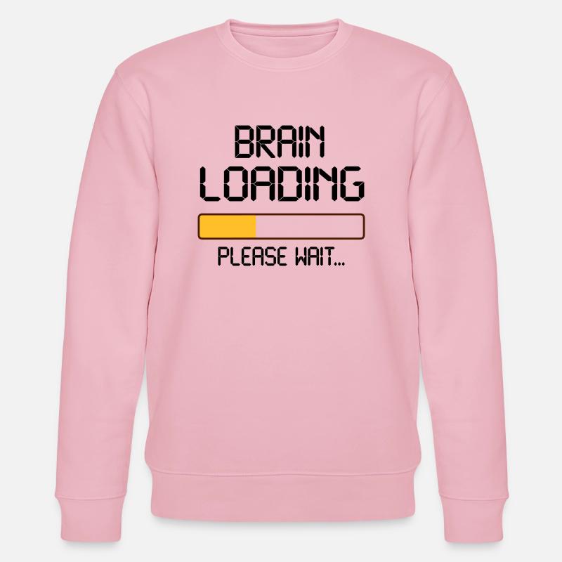 brain loading - Stanley/Stella CHANGER Unisex Organic Sweatshirt - cotton pink