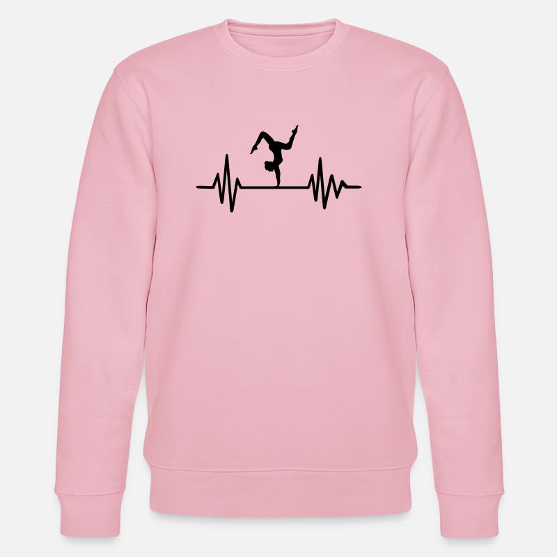 Turnen - Stanley/Stella Unisex Bio-Sweatshirt CHANGER  - Hellrosa