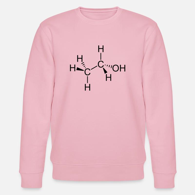ethanol keilstrich - Stanley/Stella Unisex Bio-Sweatshirt CHANGER  - Hellrosa