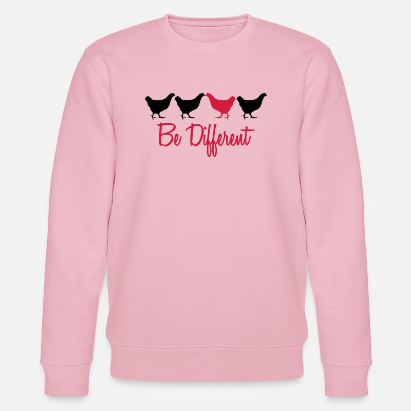 Be Different Hhs mit Text - Stanley/Stella CHANGER Unisex Organic Sweatshirt - cotton pink