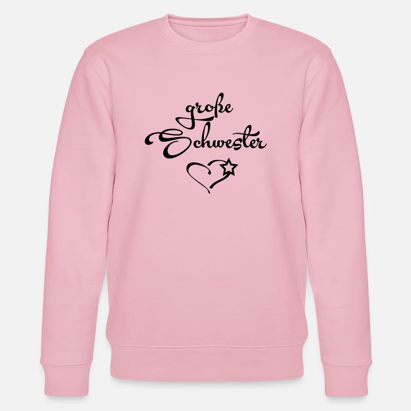 Große Schwester - Sweat bio CHANGER Stanley/Stella Unisexe - rose pâle