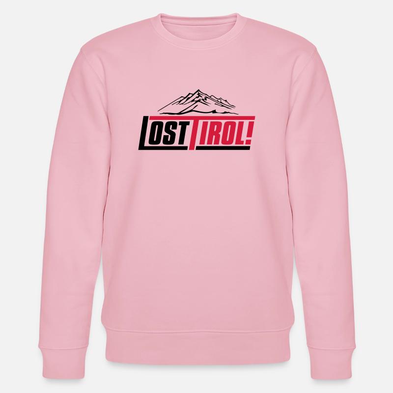 lost-tirol-v1 - Stanley/Stella Unisex Bio-Sweatshirt CHANGER  - Hellrosa