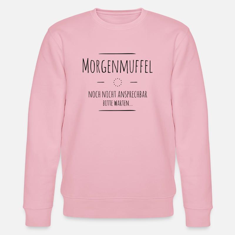 Morgenmuffel - Stanley/Stella Unisex Bio-Sweatshirt CHANGER  - Hellrosa