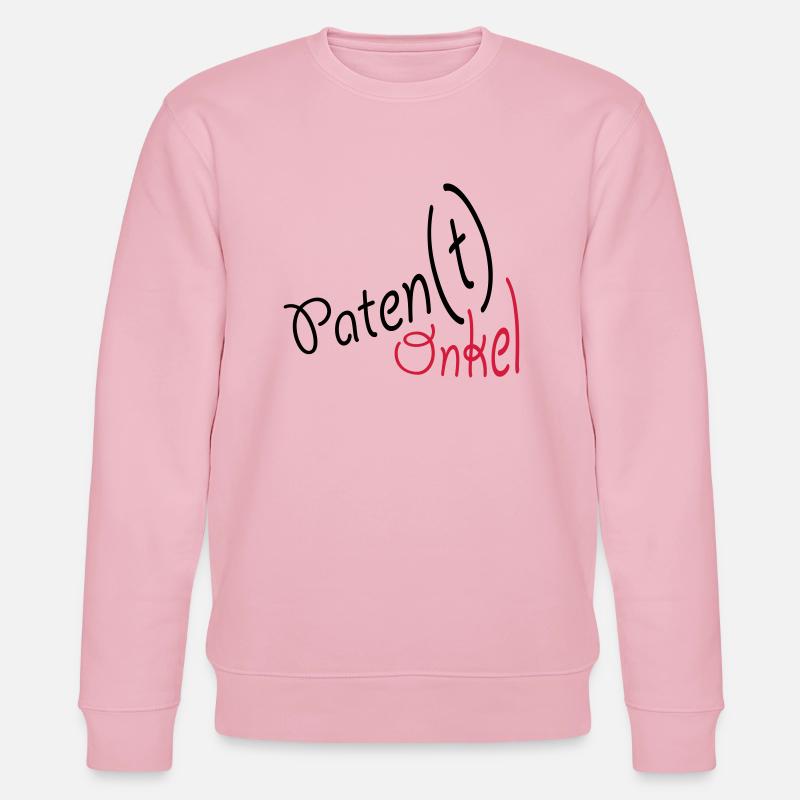 Patenonkel - Stanley/Stella Unisex Bio-Sweatshirt CHANGER  - Hellrosa