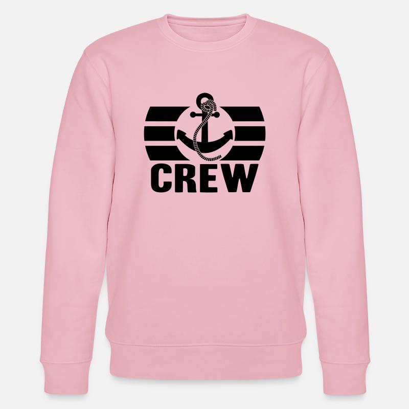 Crew Logo Design - Stanley/Stella Unisex Bio-Sweatshirt CHANGER  - Hellrosa