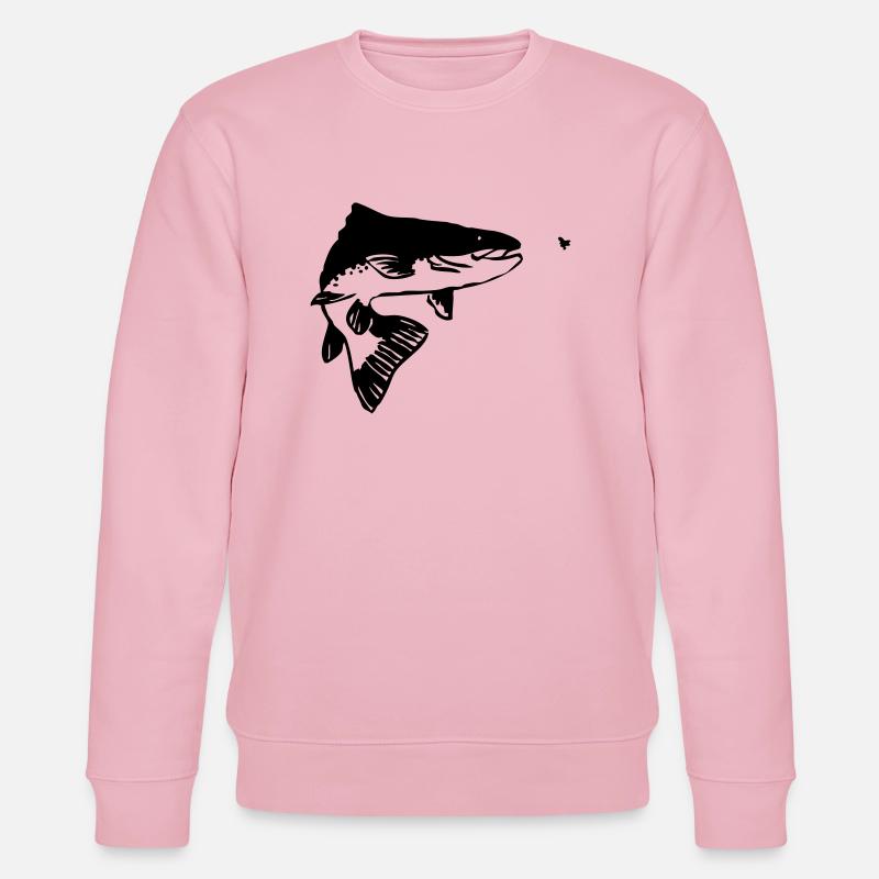 Forelle - Stanley/Stella Unisex Bio-Sweatshirt CHANGER  - Hellrosa