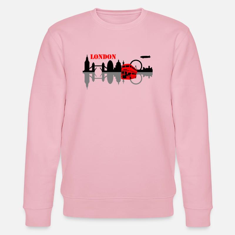 london skyline - Stanley/Stella Unisex Bio-Sweatshirt CHANGER  - Hellrosa