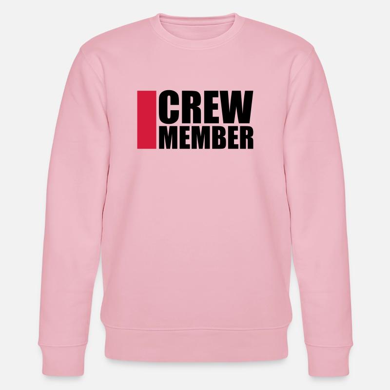 Cool Crew Member Logo-Design - Sweat bio CHANGER Stanley/Stella Unisexe - rose pâle