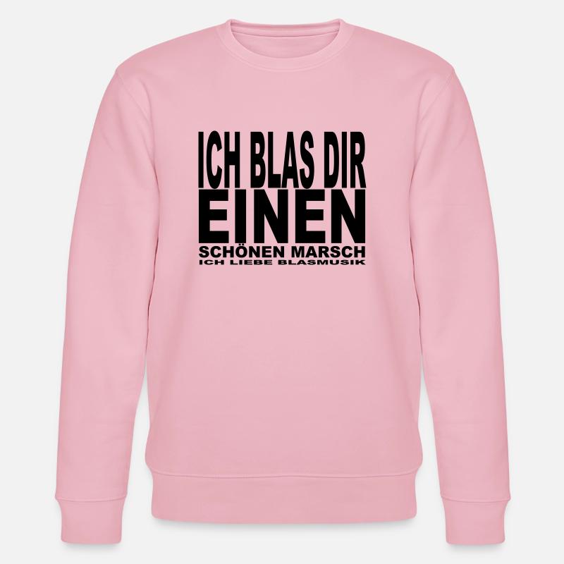 Ich blas dir einen - Stanley/Stella Unisex Bio-Sweatshirt CHANGER  - Hellrosa