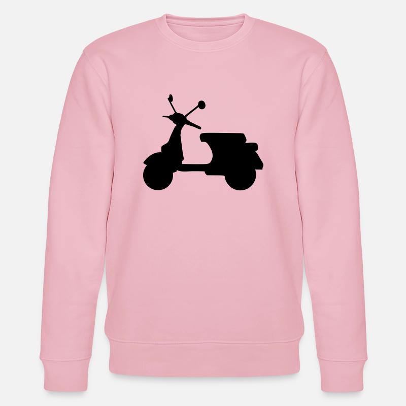 Motorroller - Stanley/Stella Unisex Bio-Sweatshirt CHANGER  - Hellrosa
