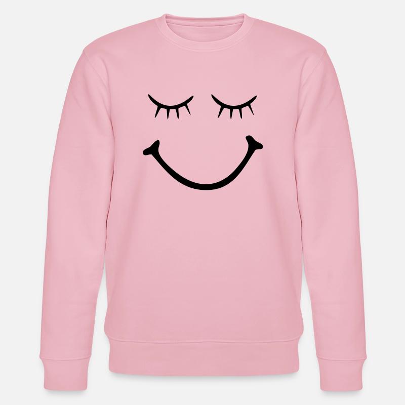 smiley - smile - Sweat bio CHANGER Stanley/Stella Unisexe - rose pâle