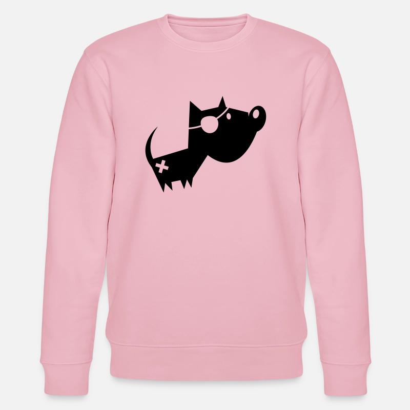 Schuss! - Stanley/Stella Unisex Bio-Sweatshirt CHANGER  - Hellrosa