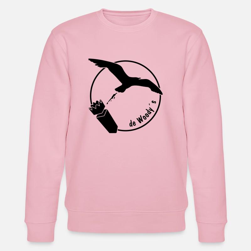 deWoodys Schiss - Stanley/Stella Unisex Bio-Sweatshirt CHANGER  - Hellrosa