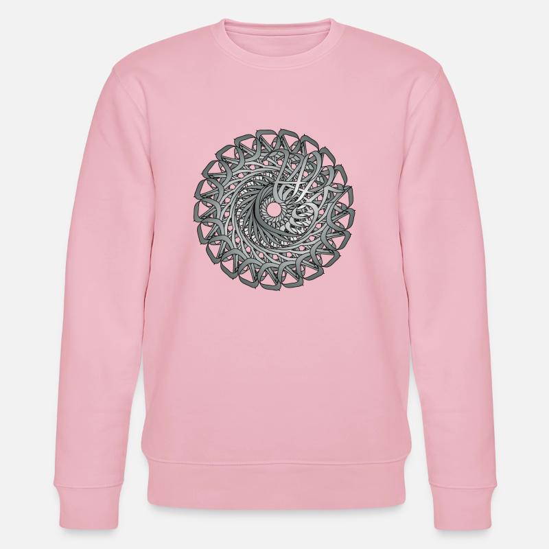 Ursprünglicher Kreis - Stanley/Stella Unisex Bio-Sweatshirt CHANGER  - Hellrosa