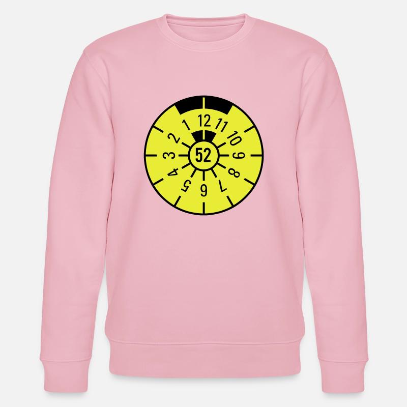 TÜV 1952 - Stanley/Stella Unisex Bio-Sweatshirt CHANGER  - Hellrosa