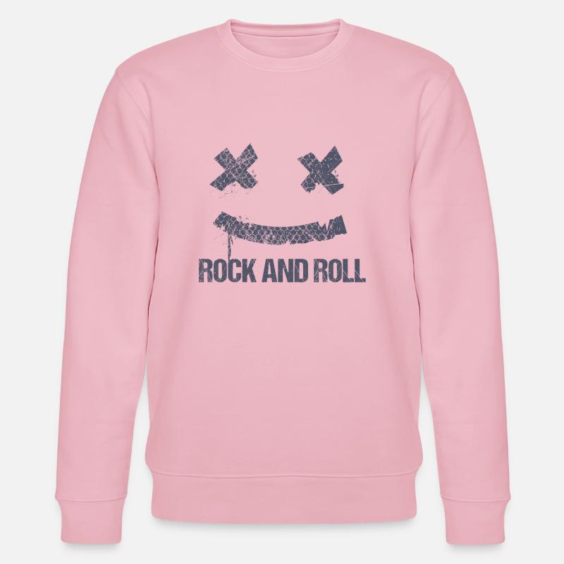 Rock and Roll - Stanley/Stella Unisex Bio-Sweatshirt CHANGER  - Hellrosa