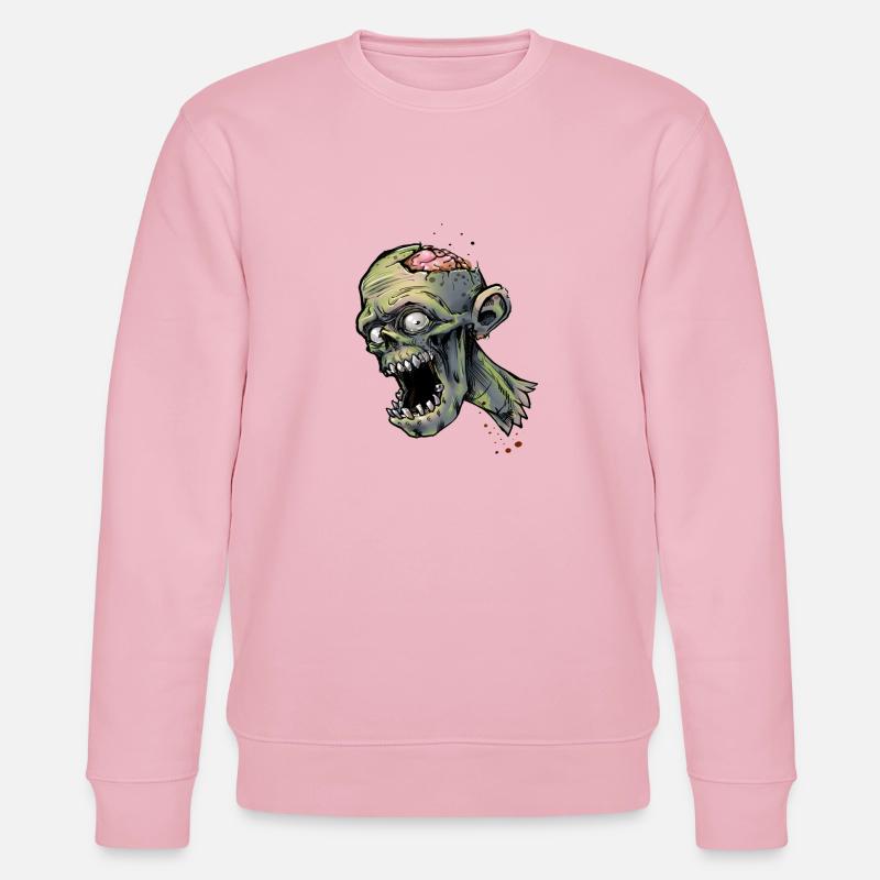 Zombie in einer Zombieapokalypse - Stanley/Stella Unisex Bio-Sweatshirt CHANGER  - Hellrosa