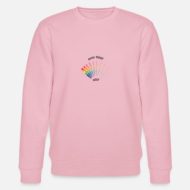 good vibes only - Stanley/Stella Unisex Bio-Sweatshirt CHANGER  - Hellrosa