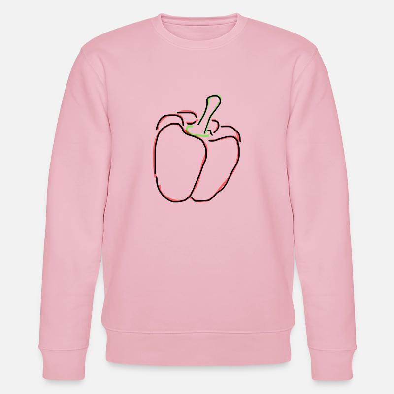 Paprika - Stanley/Stella Unisex Bio-Sweatshirt CHANGER  - Hellrosa