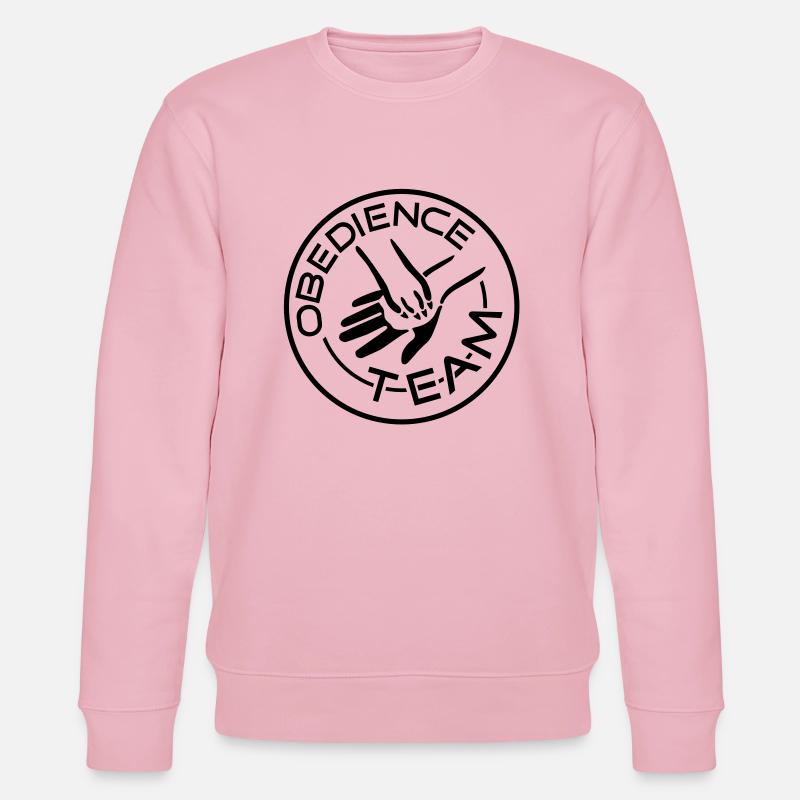 obedienceteam2 - Stanley/Stella Unisex Bio-Sweatshirt CHANGER  - Hellrosa