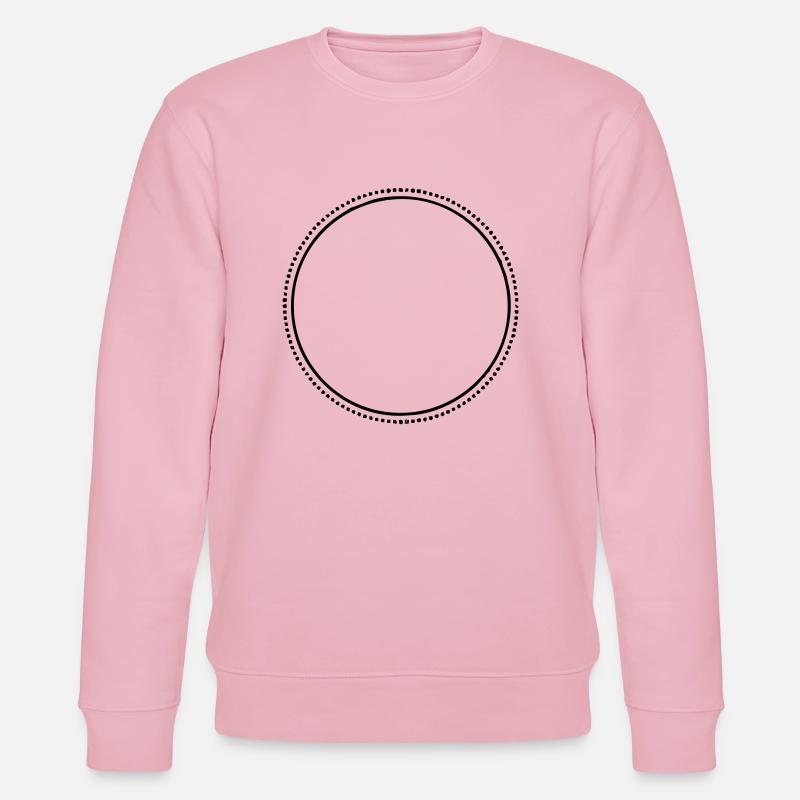 circle 4 ur design ★ Kreis - Stanley/Stella Unisex Bio-Sweatshirt CHANGER - Hellrosa