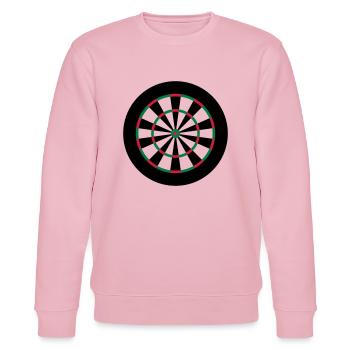 Dart Board - Stanley/Stella Unisex Bio-Sweatshirt CHANGER  - Hellrosa - Vorne - Jaron (178cm) & Liana (172cm)