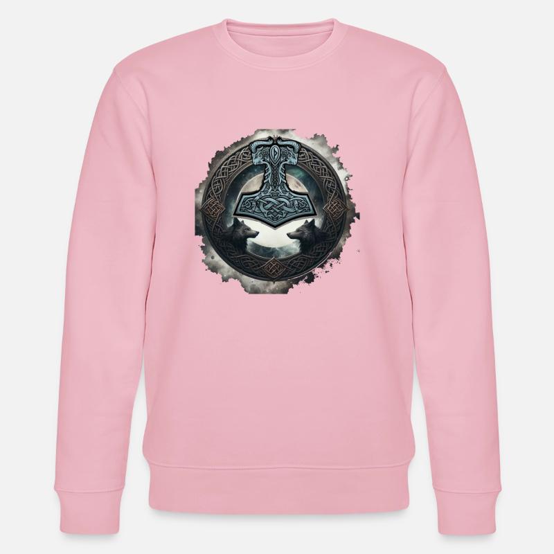 Mjölnir 3 - Stanley/Stella Unisex Bio-Sweatshirt CHANGER  - Hellrosa