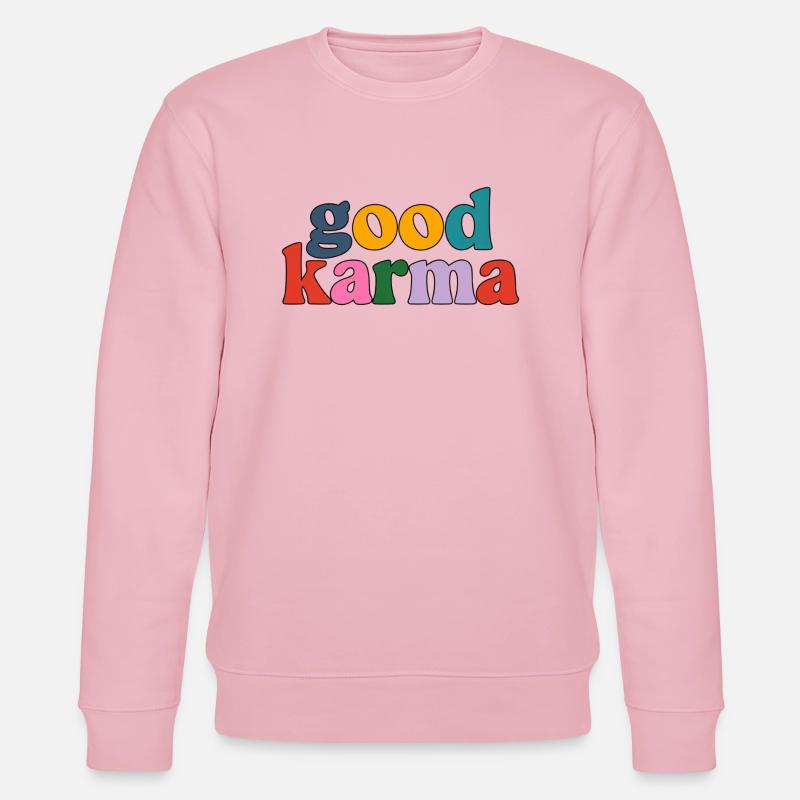 Gutes Karma - Stanley/Stella Unisex Bio-Sweatshirt CHANGER  - Hellrosa