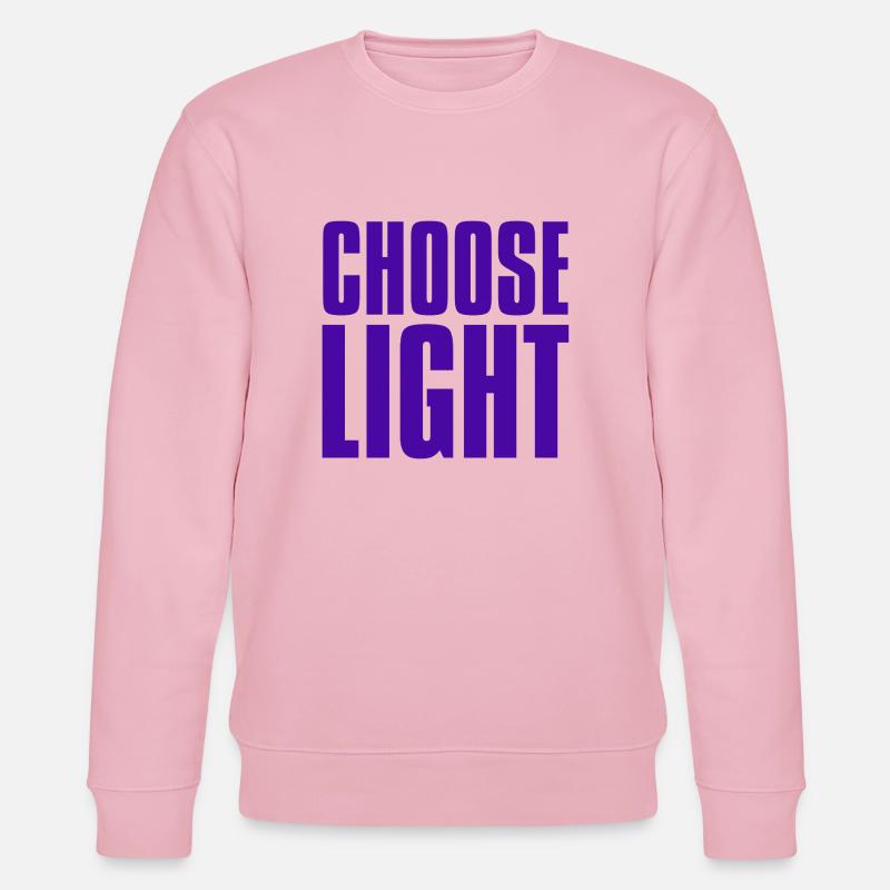 Wählen Sie Licht - Stanley/Stella Unisex Bio-Sweatshirt CHANGER  - Hellrosa