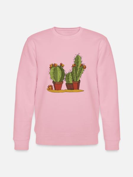 Blumen - Stanley/Stella Unisex Bio-Sweatshirt CHANGER  - Hellrosa