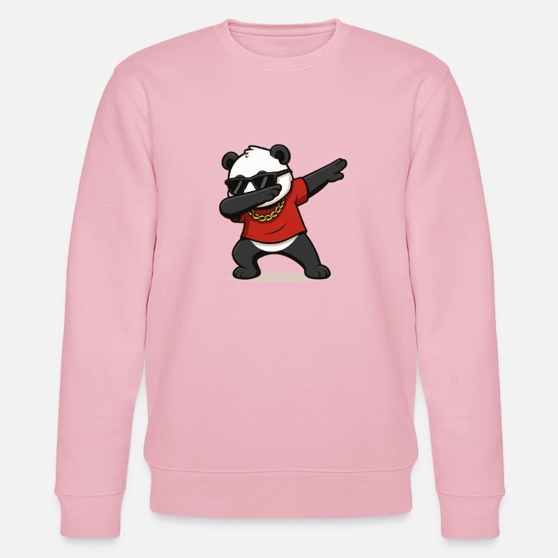 panda dabbing comic - Stanley/Stella Unisex Bio-Sweatshirt CHANGER  - Hellrosa