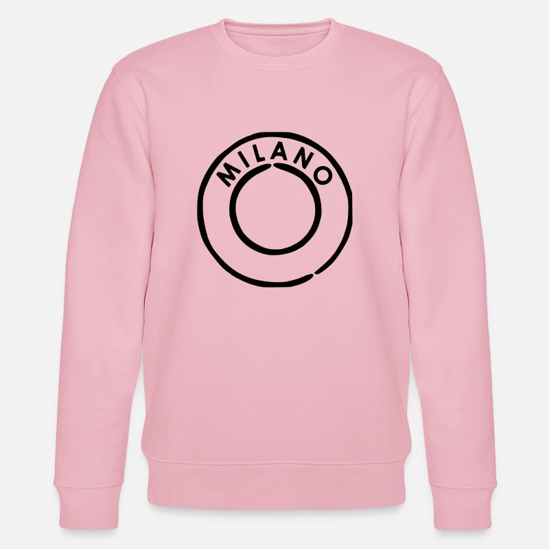 Milano - Mailand Poststempel - Stanley/Stella Unisex Bio-Sweatshirt CHANGER  - Hellrosa