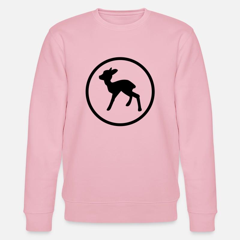 Reh - Stanley/Stella Unisex Bio-Sweatshirt CHANGER  - Hellrosa