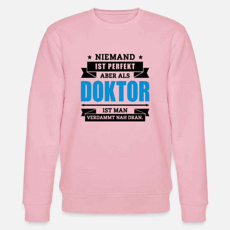 Funshirt Doktor - Stanley/Stella Unisex Bio-Sweatshirt CHANGER - Hellrosa
