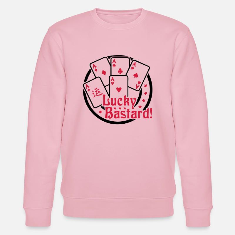 Lucky Bastard (Gambling) 02 - Stanley/Stella Unisex Bio-Sweatshirt CHANGER  - Hellrosa