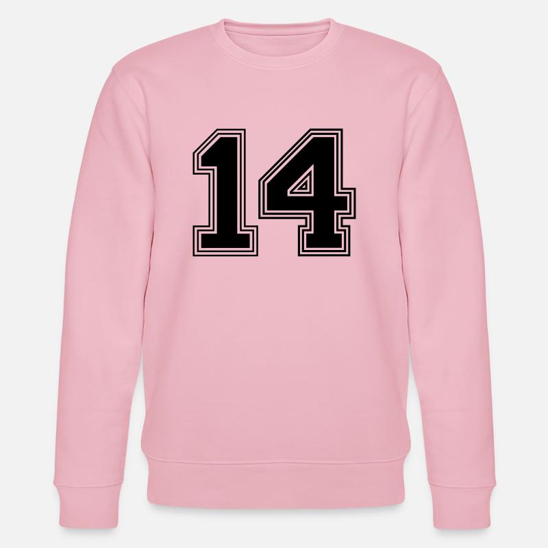 14_Nummer_14_(s31) - Stanley/Stella Unisex Bio-Sweatshirt CHANGER  - Hellrosa