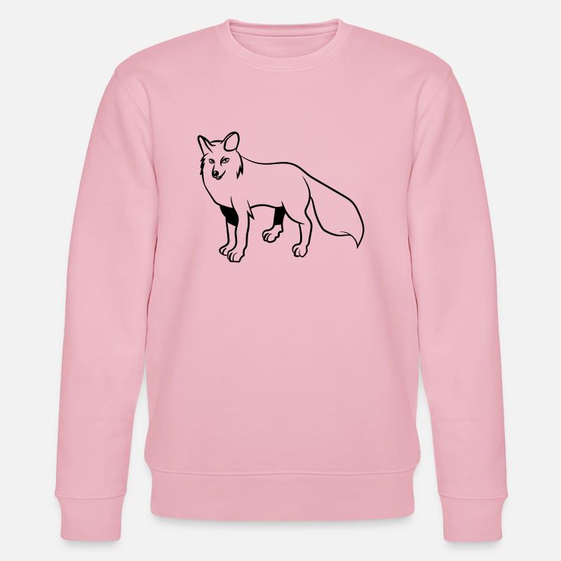 Fuchs - Stanley/Stella Unisex Bio-Sweatshirt CHANGER  - Hellrosa