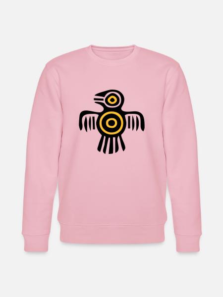 indischer Kulturvogel - Stanley/Stella Unisex Bio-Sweatshirt CHANGER - Hellrosa