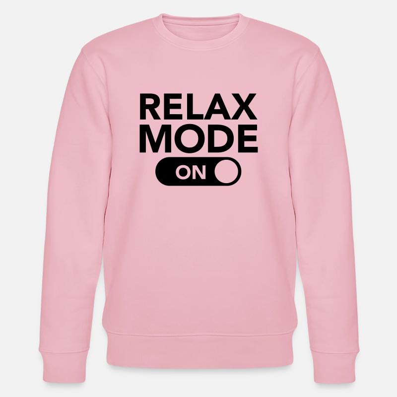 Relax Mode (On) - Sweat bio CHANGER Stanley/Stella Unisexe - rose pâle