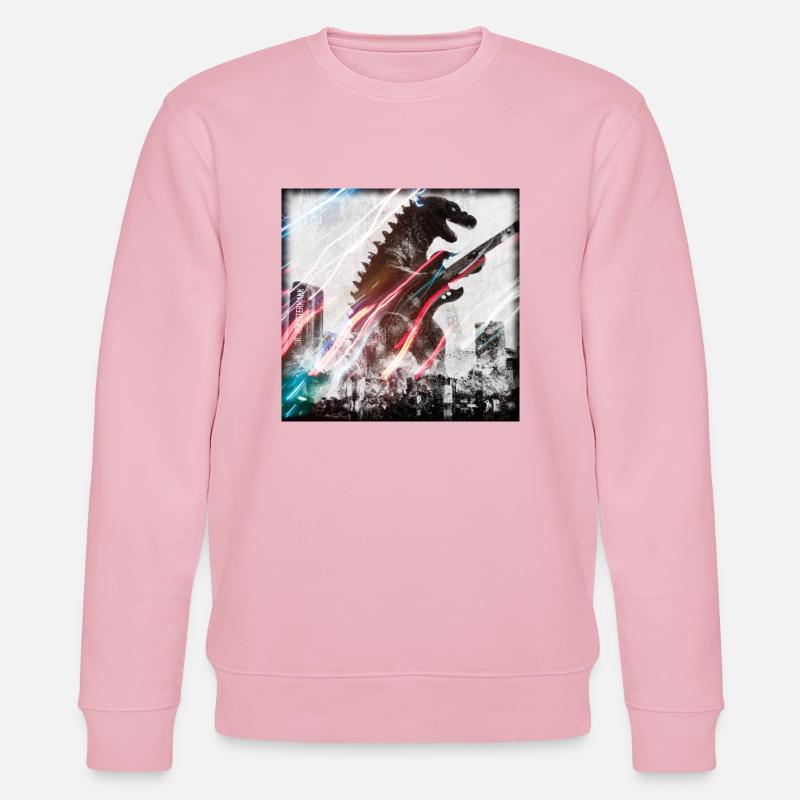 Monster - Stanley/Stella Unisex Bio-Sweatshirt CHANGER - Hellrosa