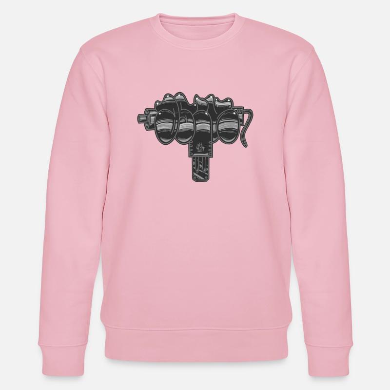 Uzi Graffiti Asik Throwup - Stanley/Stella Unisex Bio-Sweatshirt CHANGER  - Hellrosa