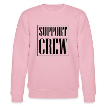 Support Crew - Stanley/Stella Unisex Bio-Sweatshirt CHANGER  - Hellrosa - Vorne - Jaron (178cm) & Liana (172cm)