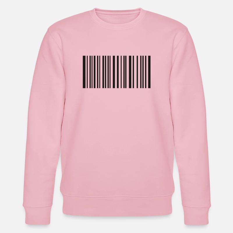 code-barre - Sweat bio CHANGER Stanley/Stella Unisexe - rose pâle