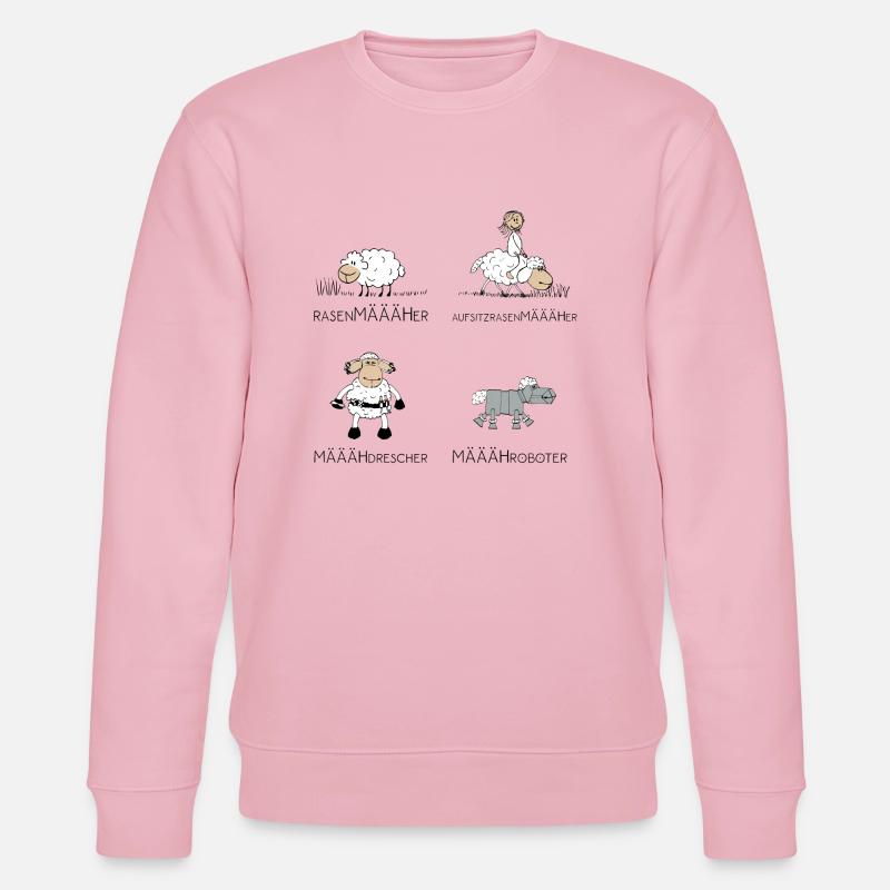 MÄÄÄHen - Stanley/Stella Unisex Bio-Sweatshirt CHANGER  - Hellrosa